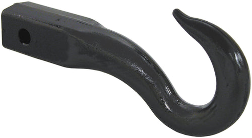 RM12H Buyers Products Tow Hook – Forged Steel Recovery Hook for 2 Inch Receiver, 12,000 lb Capacity, Black Powder Coated, Heavy Duty Truck Trailer Hitch Mount, Towing Accessory for Trucks & ATVs