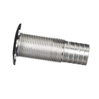 Stainless Steel Attwood 66549-3 Barbed Standard Length Straight Thru-Hull, 1 1/8-Inch