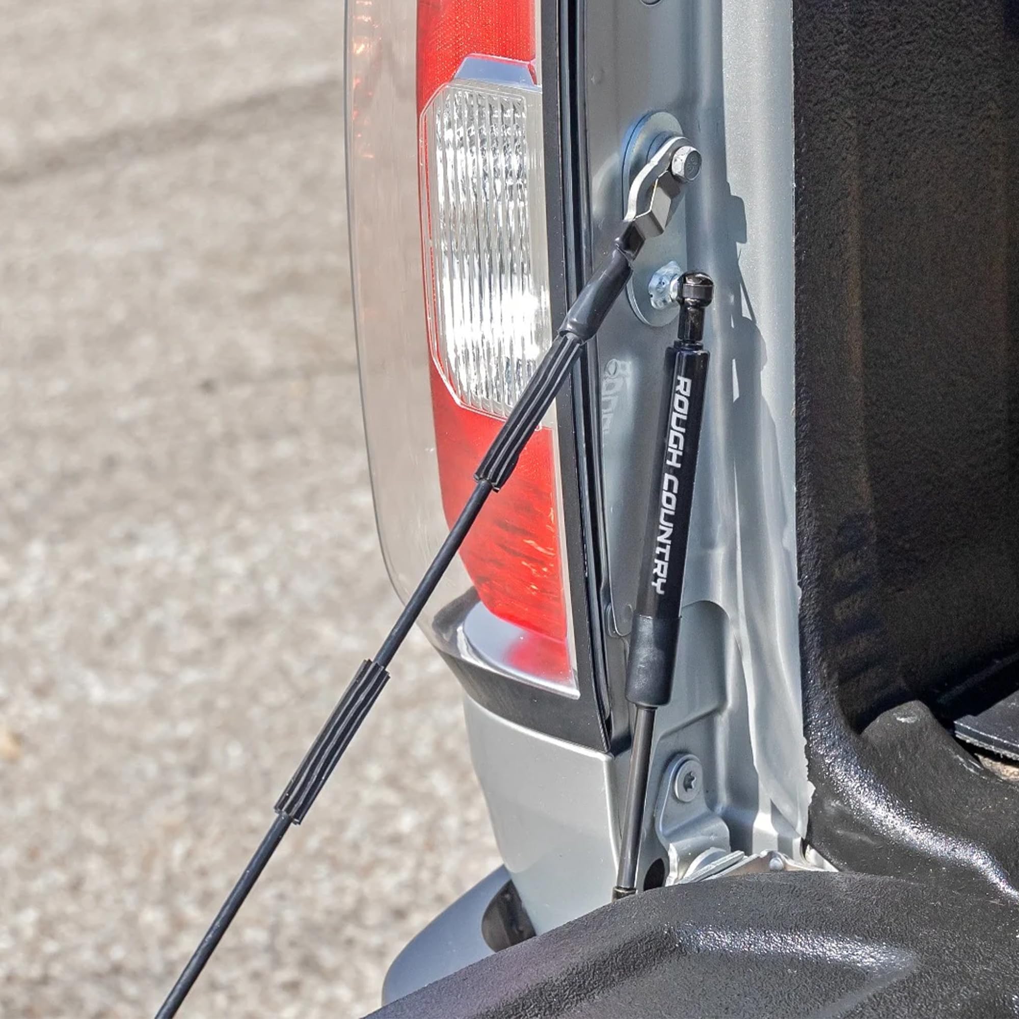 Rough Country Tailgate Hydraulic Assist for Chevy Colorado & GMC Canyon (2015-2022) - Smooth, Safe & Controlled Lowering Tailgate