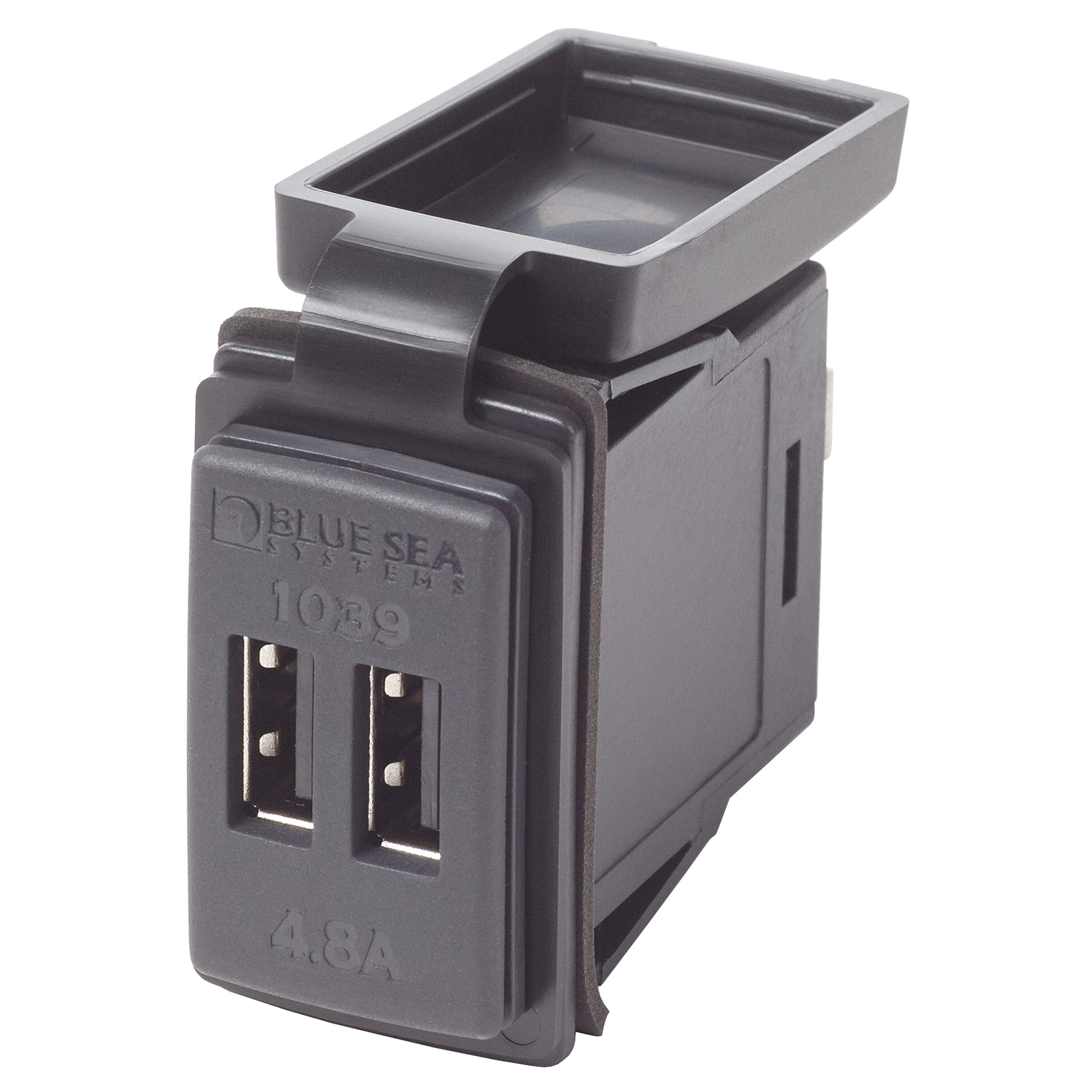 Dual USB Charger Blue Sea Systems 12/24V