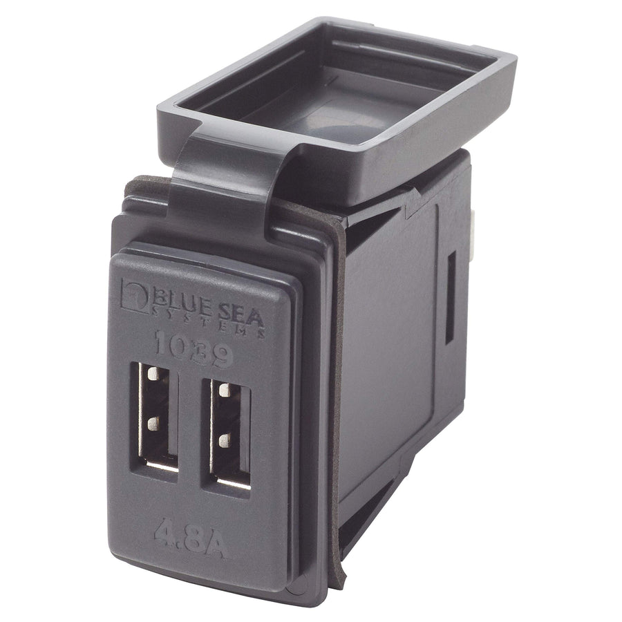 Dual USB Charger Blue Sea Systems 12/24V