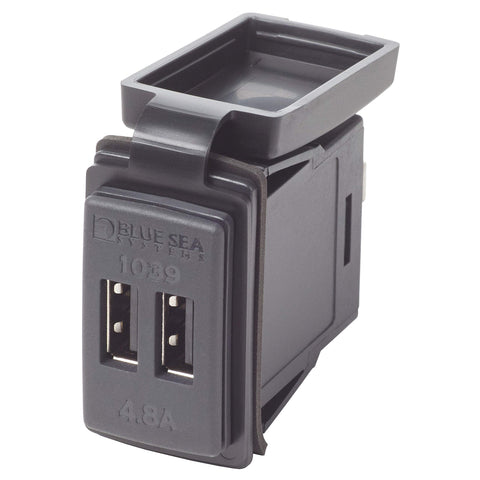 Dual USB Charger Blue Sea Systems 12/24V