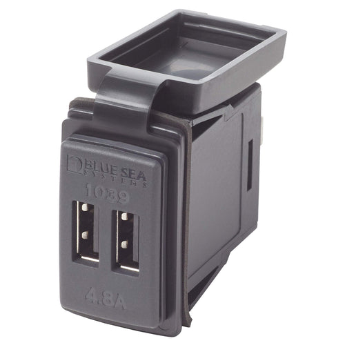 Dual USB Charger Blue Sea Systems 12/24V