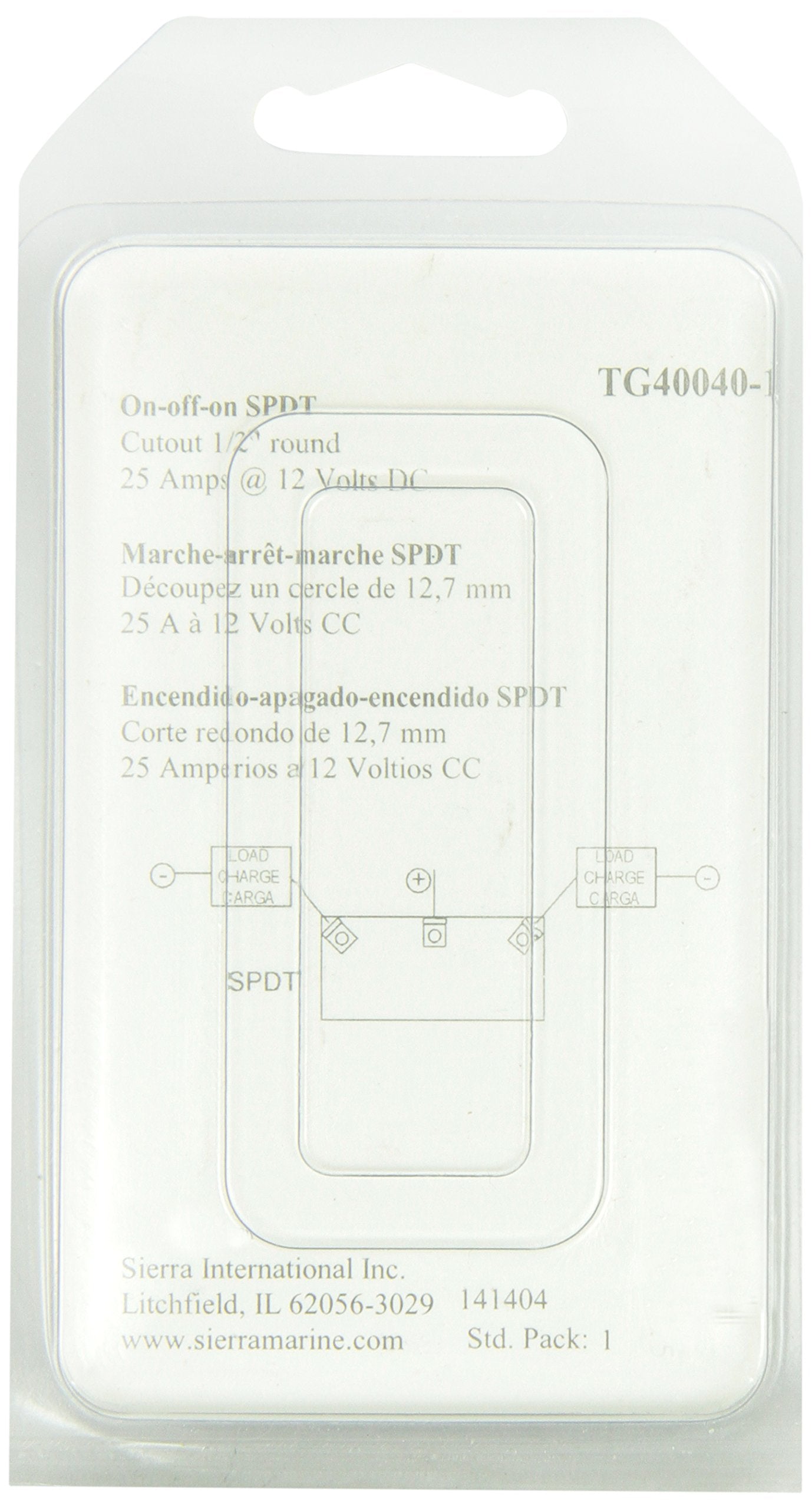 Toggle Switch, Sierra International, TG40040-1