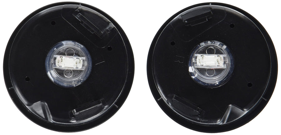 Clear/Amber AnzoUSA LED Turn Signal Light Lens for Jeep Wrangler JK