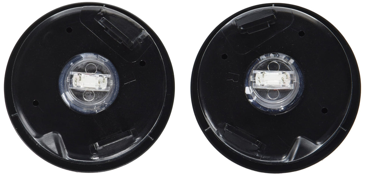 Clear/Amber AnzoUSA LED Turn Signal Light Lens for Jeep Wrangler JK