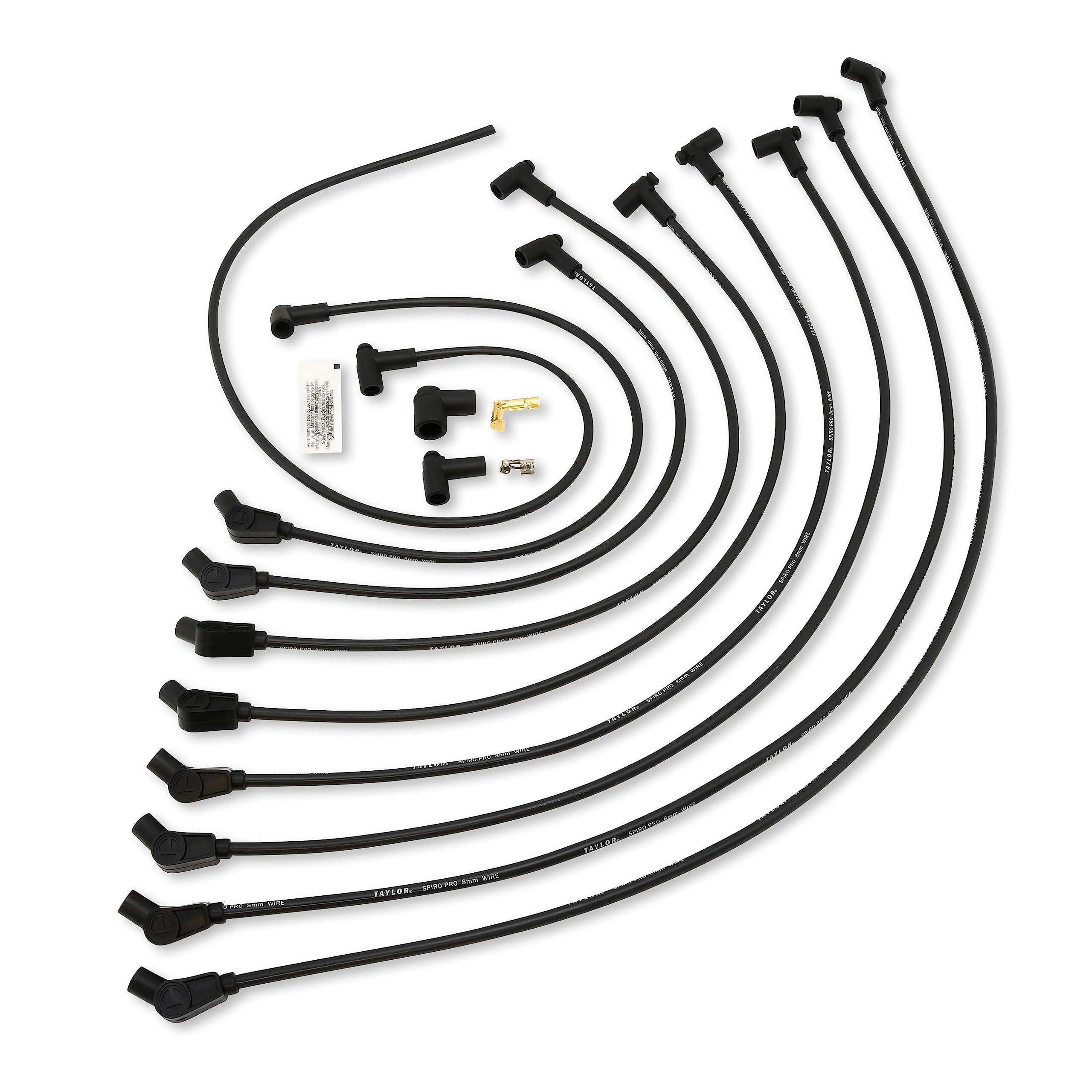 409 Taylor Cable Spiro-Pro race fit black 79058