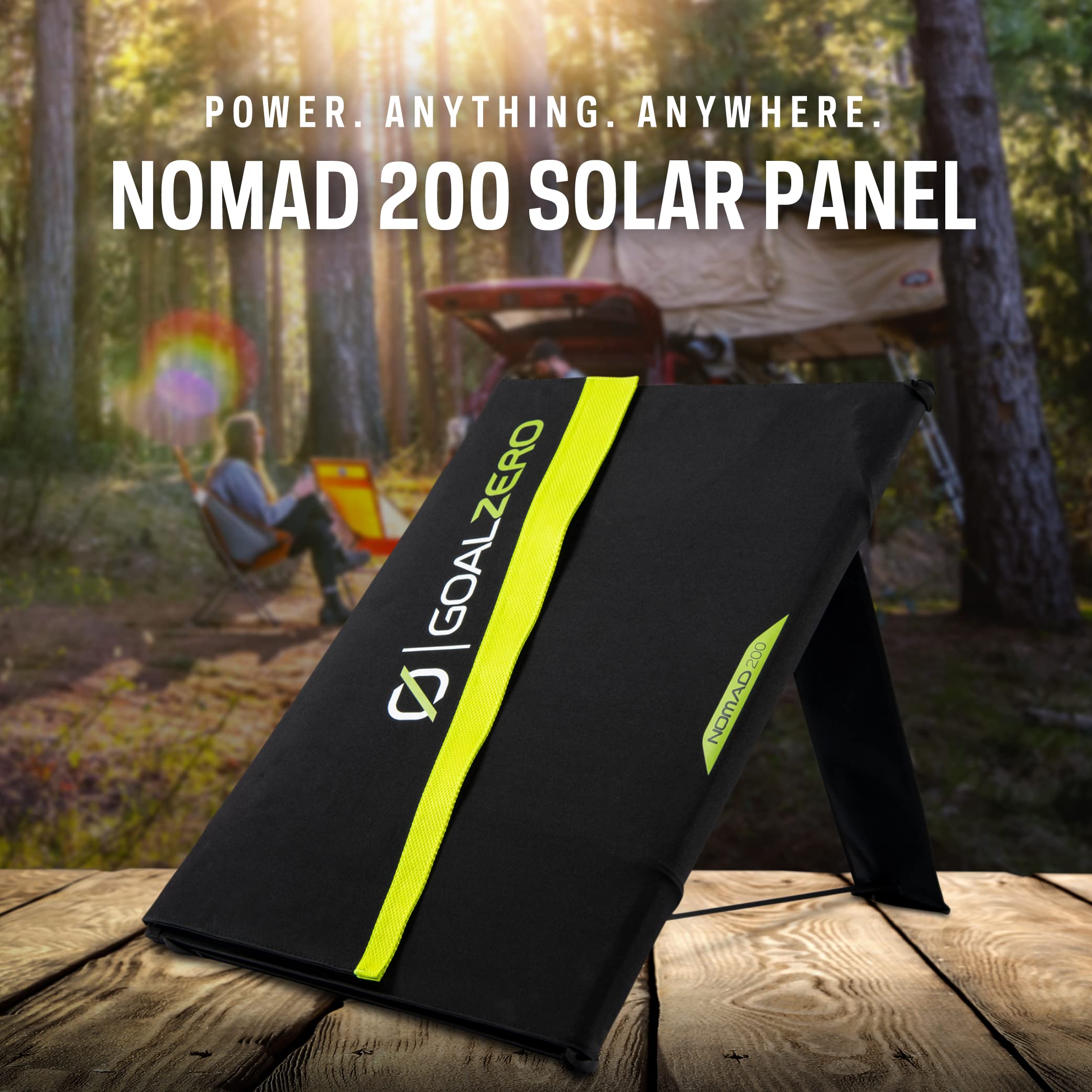 Goal Zero 200-Watt Nomad Solar Panel, Folding Charger with Kickstand, Portable Power Solar-Panel
