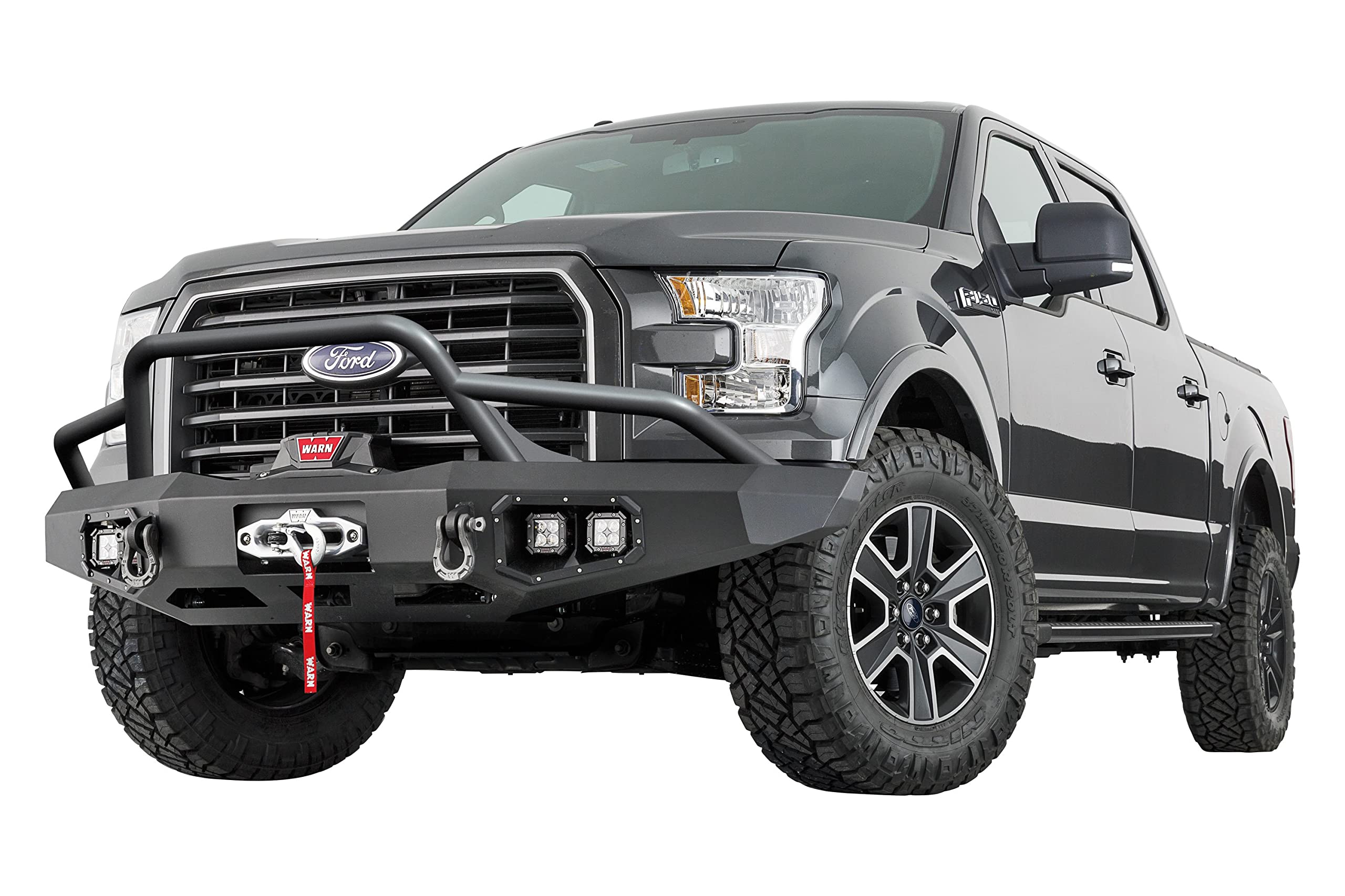Ascent Baja WARN 100472 Grille Guard Tube Bar, Fits: Ford F150 (2015-2017), Ford Super Duty F250, F350, F450 (2017-2018)