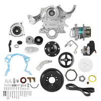 20-370 Holley Mid-Mount Complete Accessory Drive System - Natural Finish
