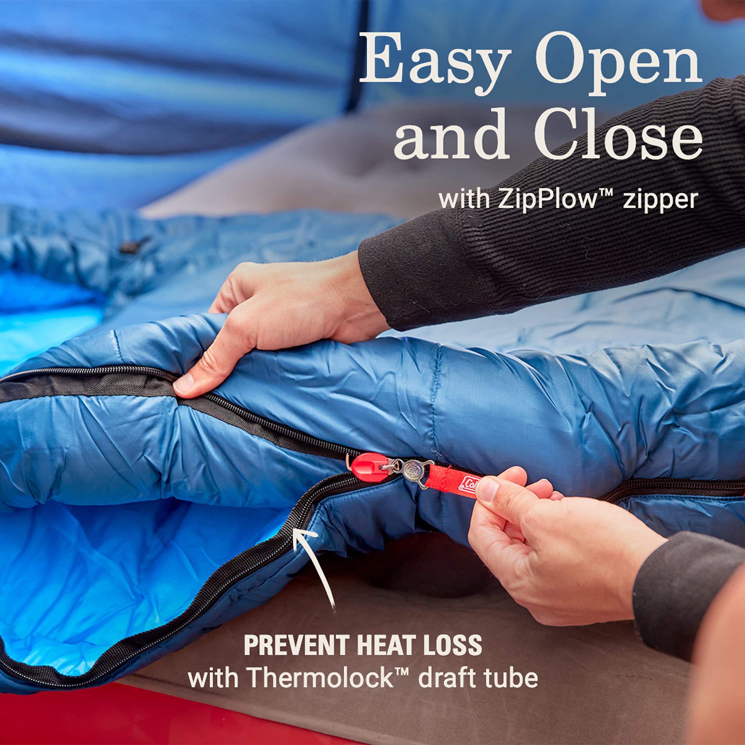 Tidelands Coleman Sleeping Bag—30° Big & Tall Mummy Sleeping Bag for Adults