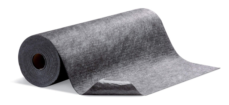 Grippy PIG Floor Mat Industrial Entrance Mat with Adhesive Backing 3' x 100' Mat Runner Gray GRP36200-GY