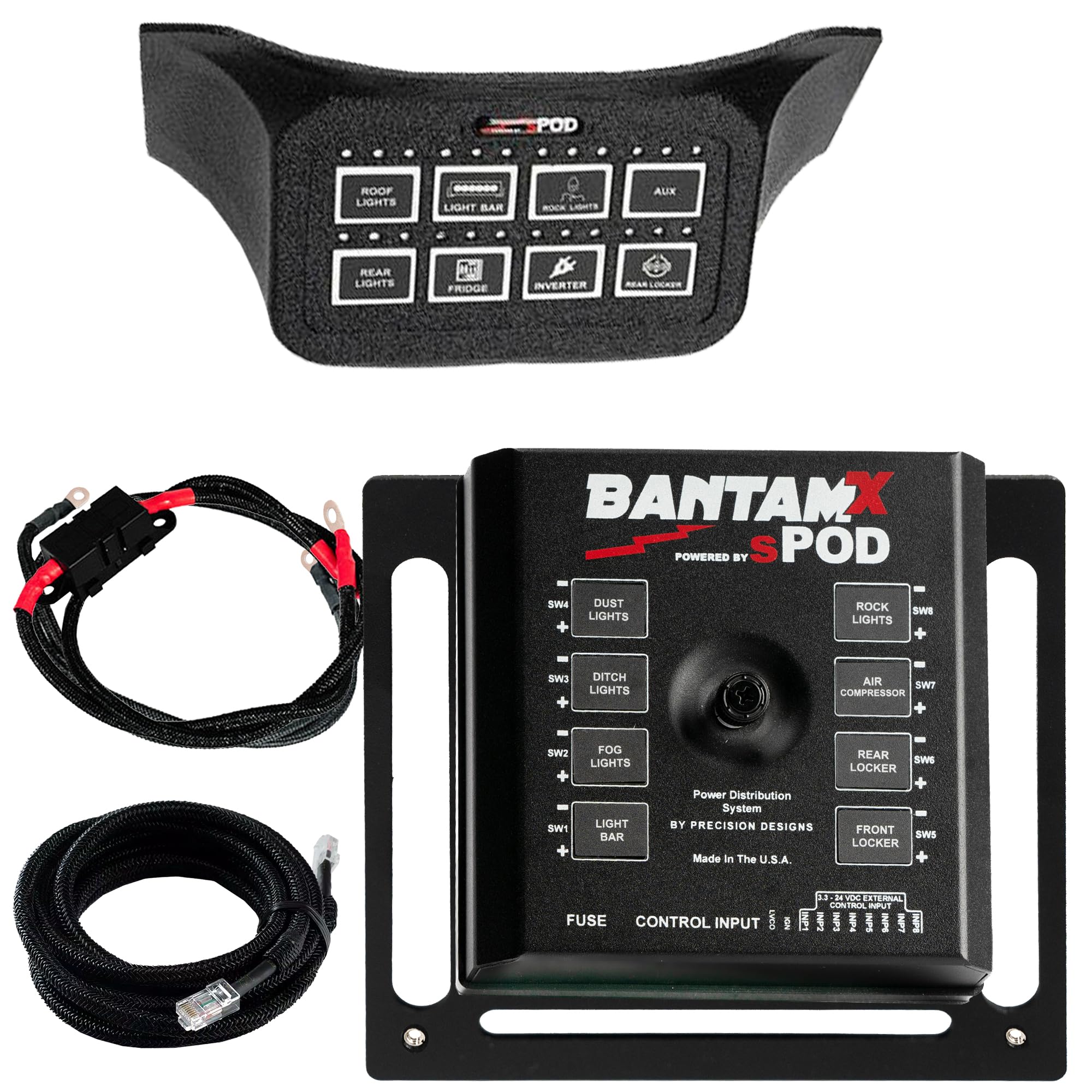 Vehicle Mounting Kit SPOD HD Control Panel fits Ford F-150 2021+, F-150 Raptor 2021+