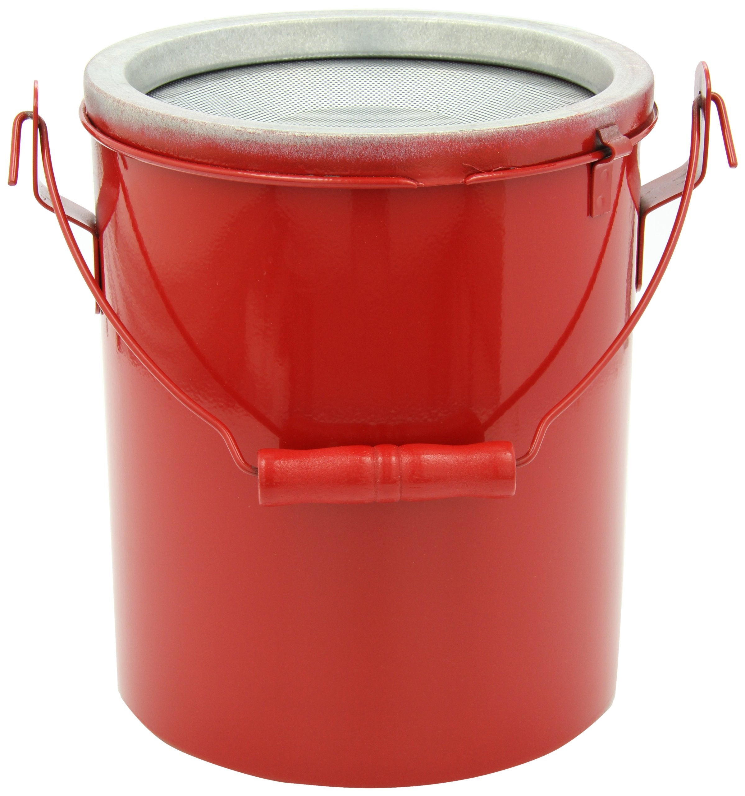 B-606NL Eagle Bench Safety Can Without Lid, 7-3/4" Width x 9-1/2" Depth, 6 qt Capacity, Red