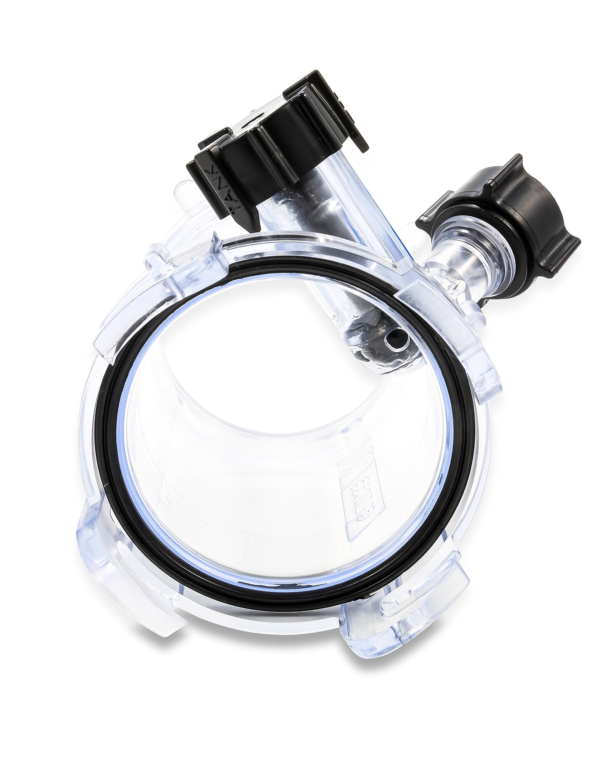 Camco Dual Flush RV & Camper Holding Tank Rinser - Features 2-Way Jet Cleaning Action That Helps Reduce Odors and Malfunctions in RV Holding Tanks and Hoses - RV Black Tank Cleaner (39072)