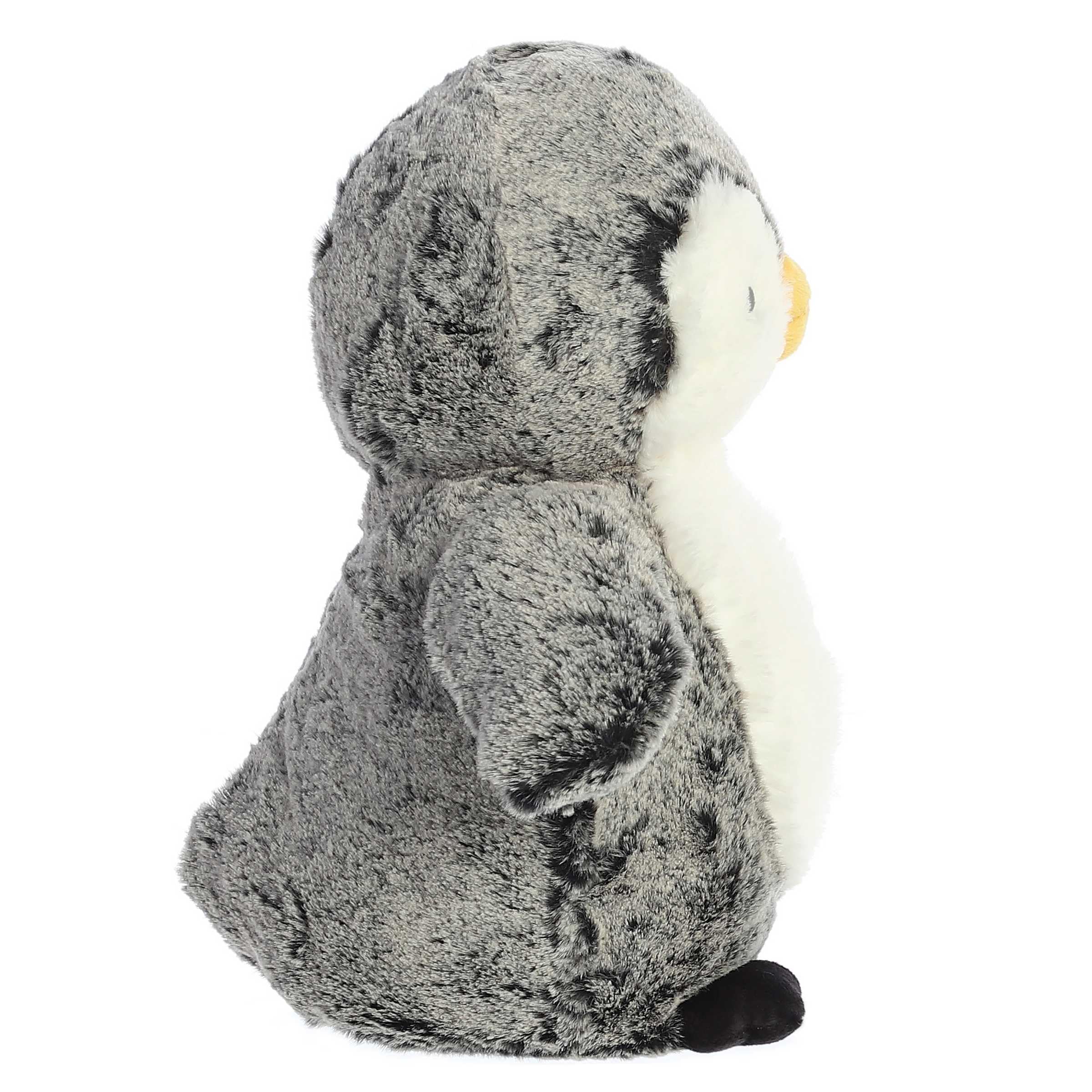 Aurora® Perky Penguin™ Snuggly Sweet & Softer™ Stuffed Animal - Comforting Companion - Imaginative Play - Gray 9.5 Inches