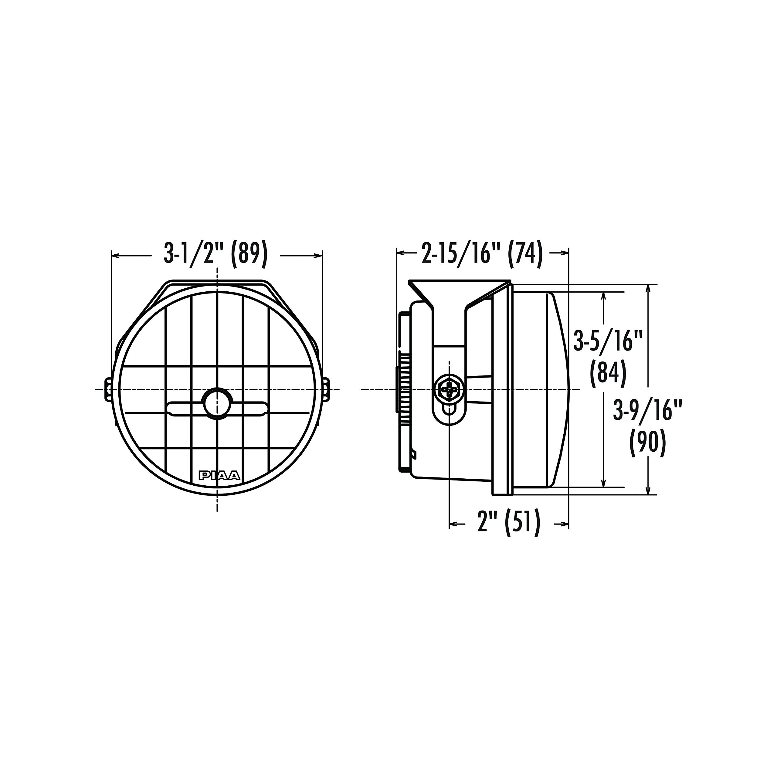 5302 PIAA LED Driving Lamp, white 530