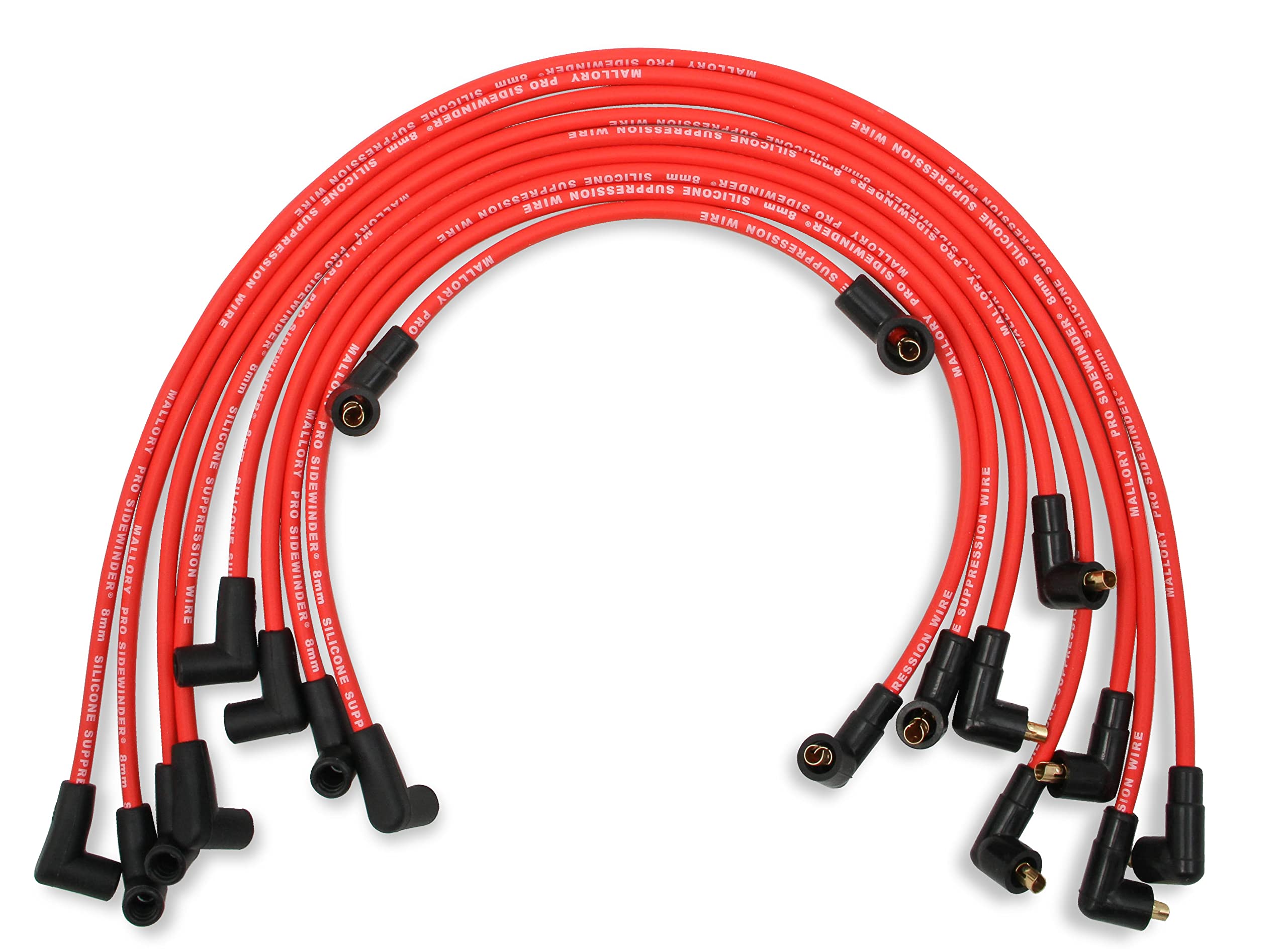 604 Mallory Pro Wire Spark Plug Wires Socket Terminal Style