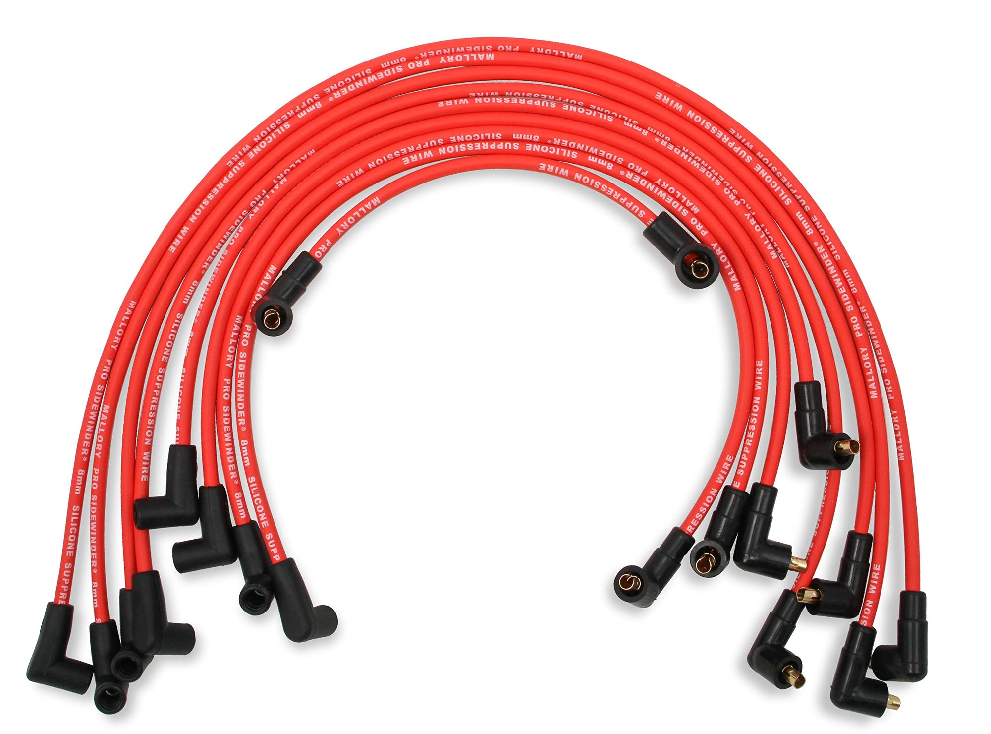 604 Mallory Pro Wire Spark Plug Wires Socket Terminal Style
