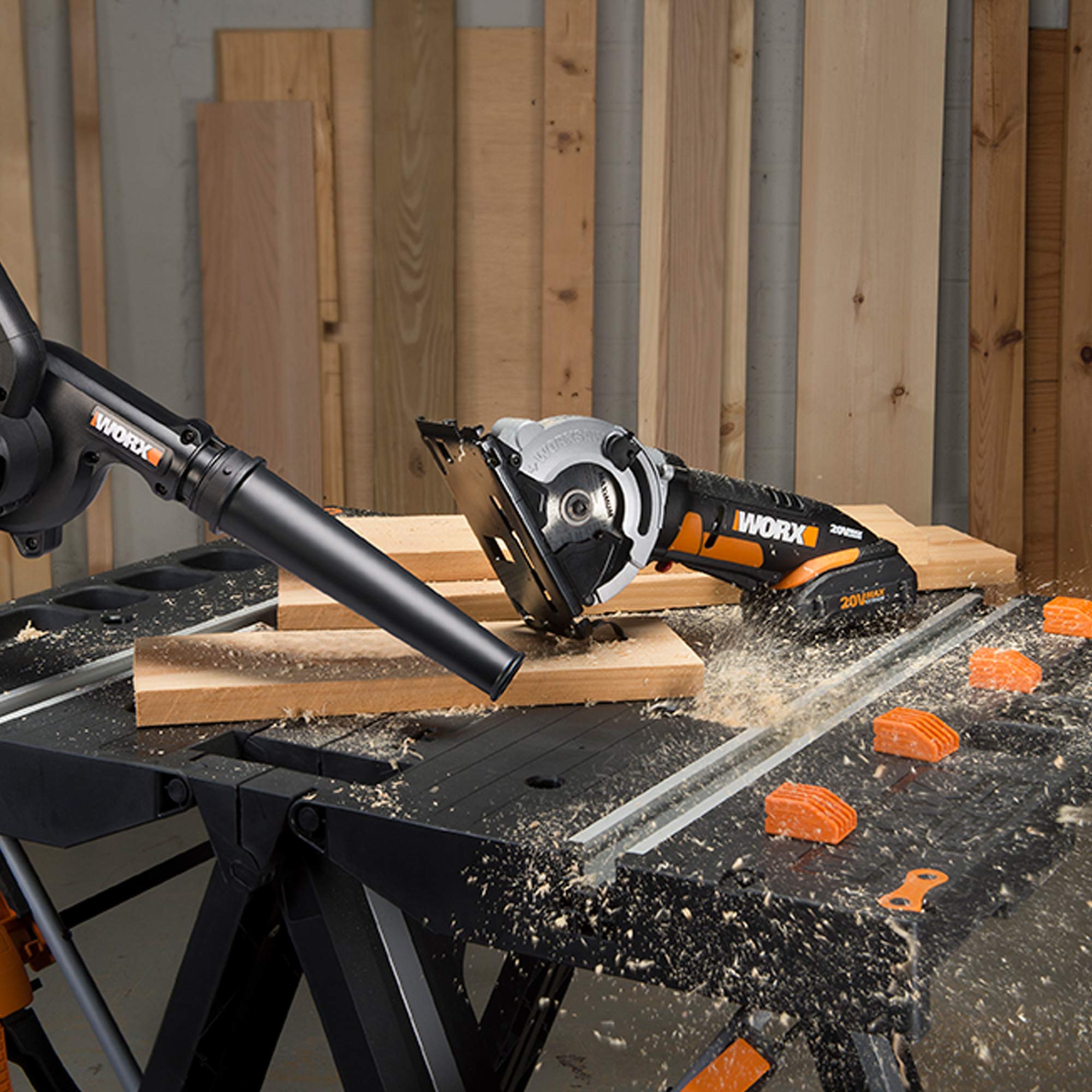 20V Worx Cordless Shop Blower Power Share (Tool Only) - WX094L.9