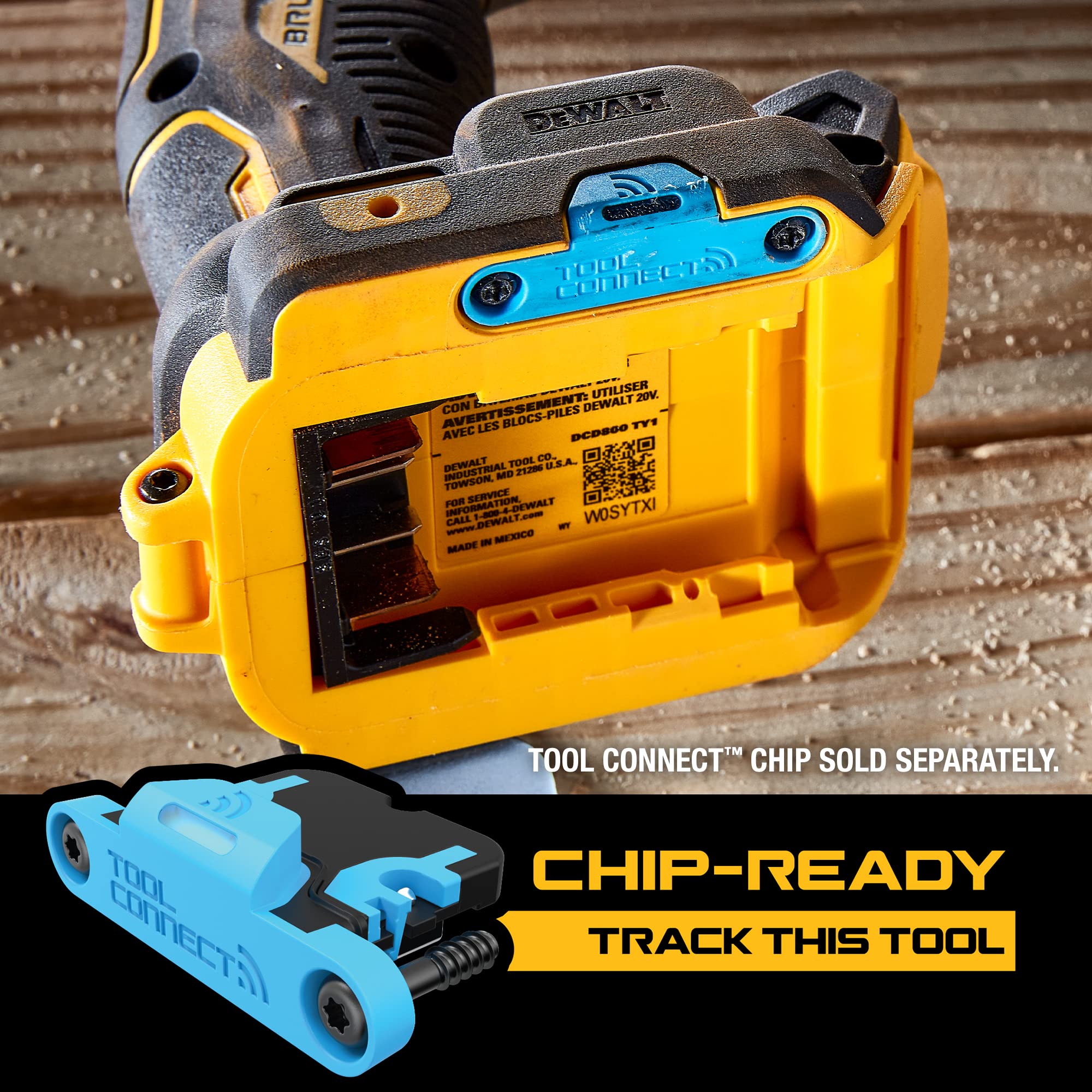 20V MAX XR DEWALT Cordless Drill/Driver, 1/2-in, Bare Tool Only (DCD800B)