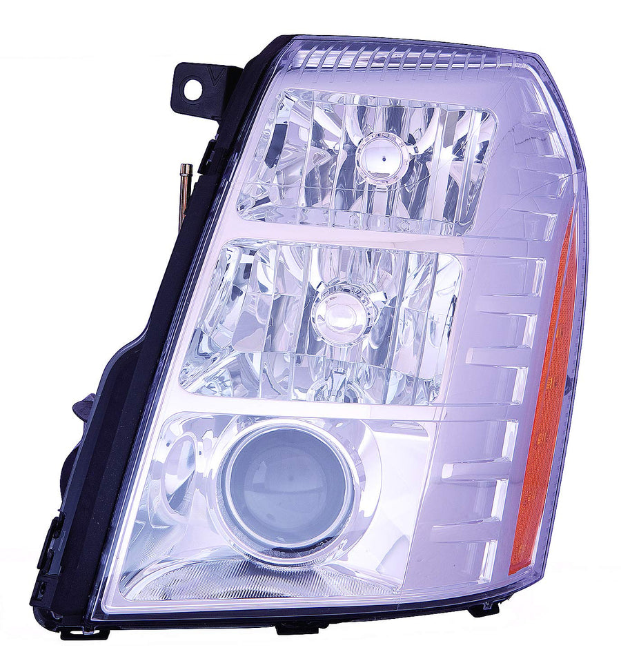 Driver Side Headlight for Cadillac Escalade/ESV/Chevy Tahoe/GMC Yukon 09-14 / Hybrid 09-13 HID Type(09 2ND DESIGN) CAPA | DOT Certified 20806108 | GM2502348C