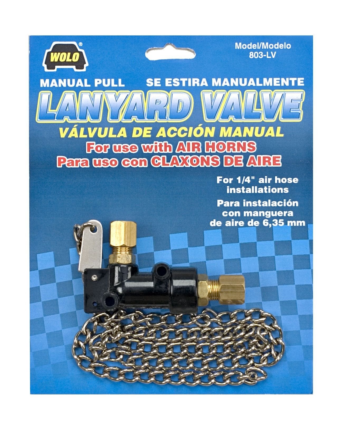 Wolo Lanyard Hand Pull 803-LV Air Valve