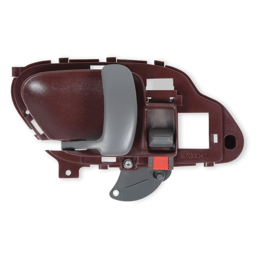 Maroon Holley Classic Trucks 05-152 Inner Door Handle with Black Handle - LH