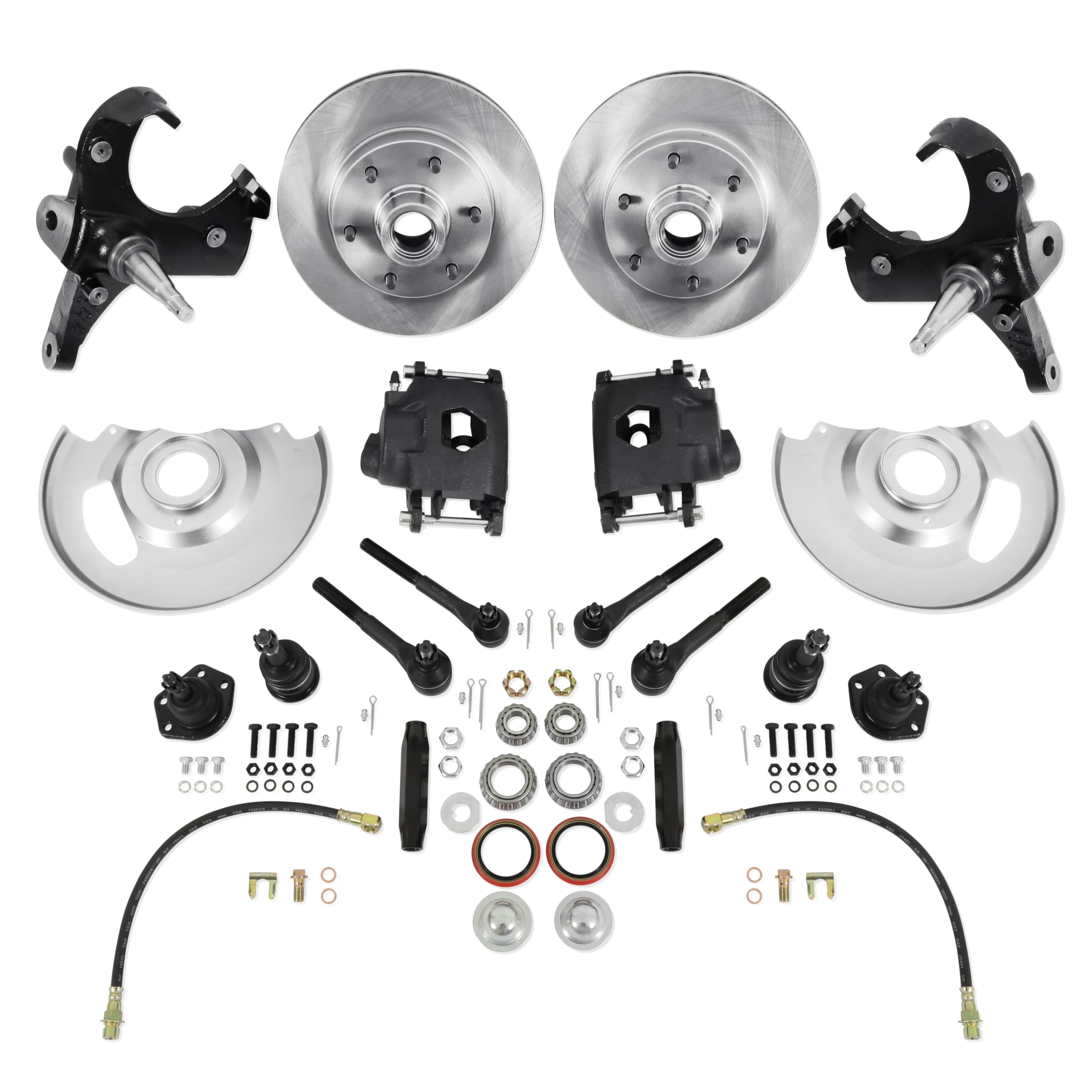 Front Disc Brake Conversion-6-Lug-Stock Spindles Brothers Trucks DBC6L20STOCK