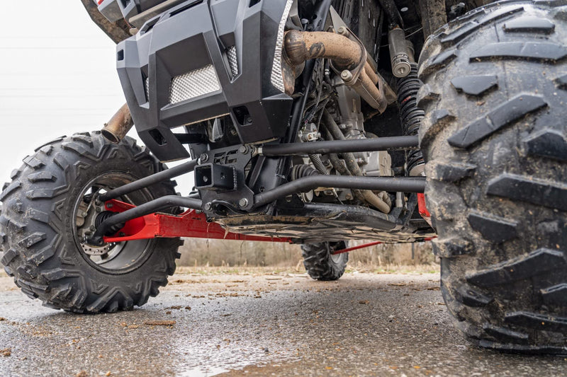 Rough Country High Clearance Heavy Duty Rear Radius Arm Kit for 2014+ Polaris RZR XP 1000/2014+ Polaris RZR XP 1000 – Fits Models with 10mm Radius Arm Bolts – Off-Road Performance Upgrade