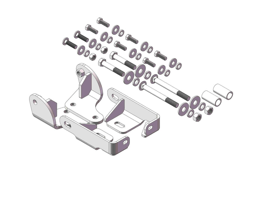 Husky Towing Fifth Wheel Trailer Hitch Mount Kit 32556 Fits Ram 2500 2014-2025 Bracket Set 4 Piece Bolt-On Drilling Required