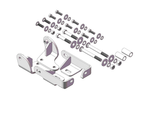 Husky Towing Fifth Wheel Trailer Hitch Mount Kit 32556 Fits Ram 2500 2014-2025 Bracket Set 4 Piece Bolt-On Drilling Required
