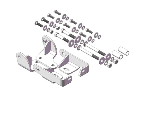 Husky Towing Fifth Wheel Trailer Hitch Mount Kit 32556 Fits Ram 2500 2014-2025 Bracket Set 4 Piece Bolt-On Drilling Required