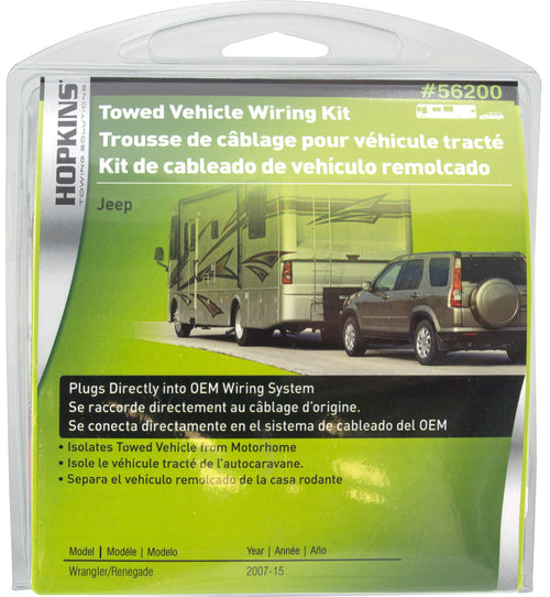 Plug-In Simple Hopkins Towing Solutions 56200 Towed Vehicle Wiring Kit