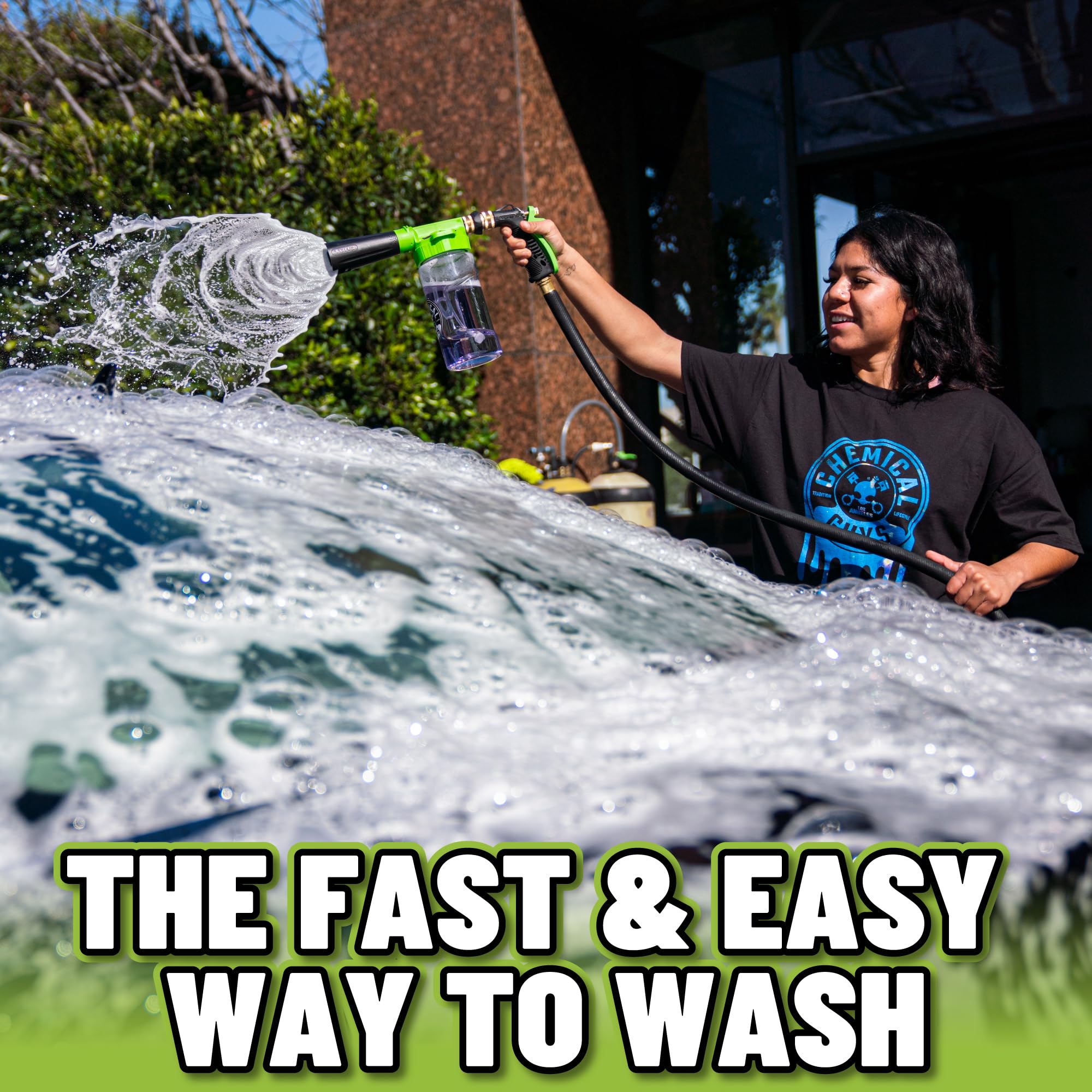 Chemical Guys Foam Blaster 6 TORQ - Foam Cannon Garden Hose Attachment, Easy to Use, Sprays Thick Suds for Safe Washing Trucks, SUVs, Motorcycles, RVs, and Other Vehicles
