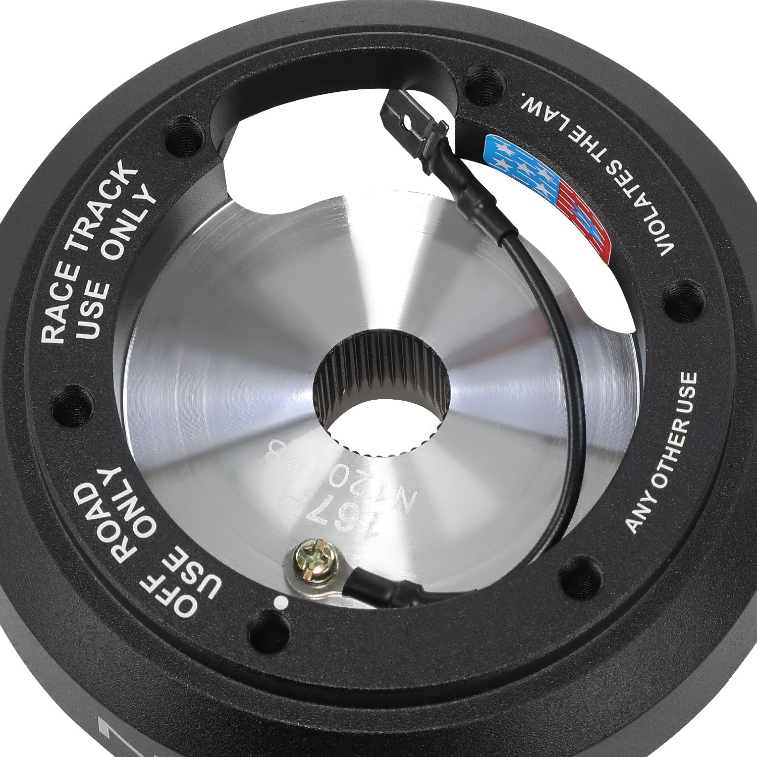 Short Hub Steering Wheel Adapter NRG compatible w/Miata NB SRK-167H + U.S. Performance Lab Air Freshener