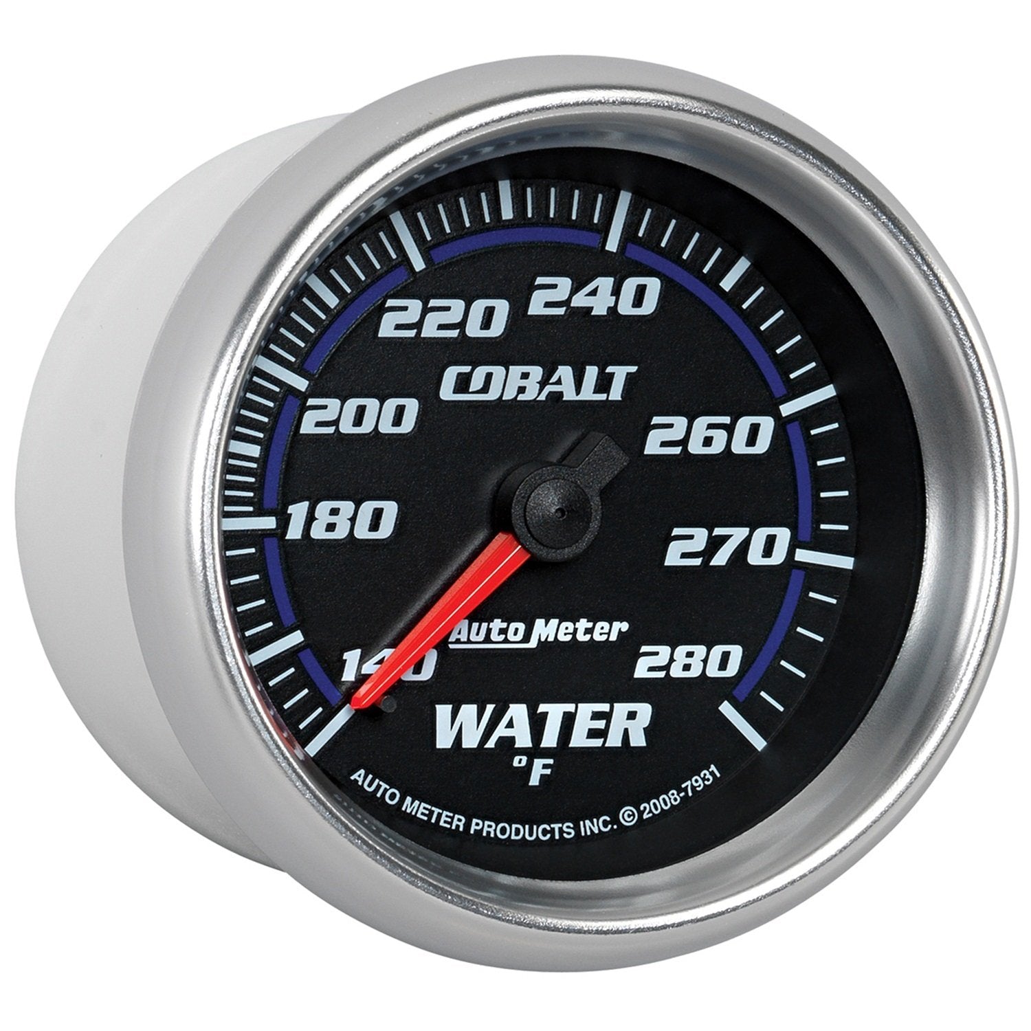 Auto Meter Cobalt 2-5/8" 140-280 Degree F Mechanical Water Temperature Gauge 7931