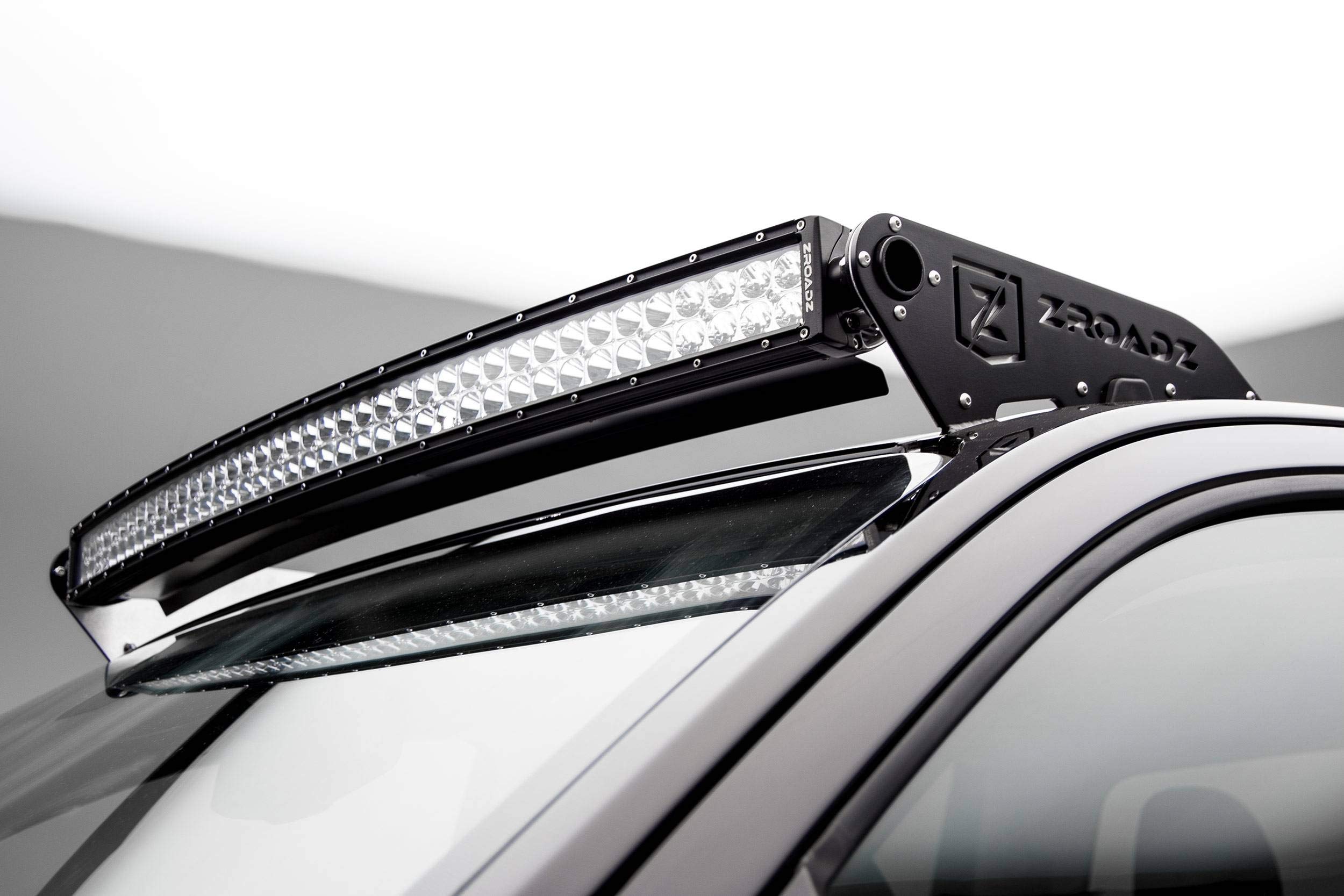 ZROADZ LED Front Roof Mounting Bracket - Compatible w/ 2015-2020 Chevrolet Colorado - to Mount (1) 40 Inch ZROADZ or similar style Curved LED Light Bar (Not Included) - PN #Z332671