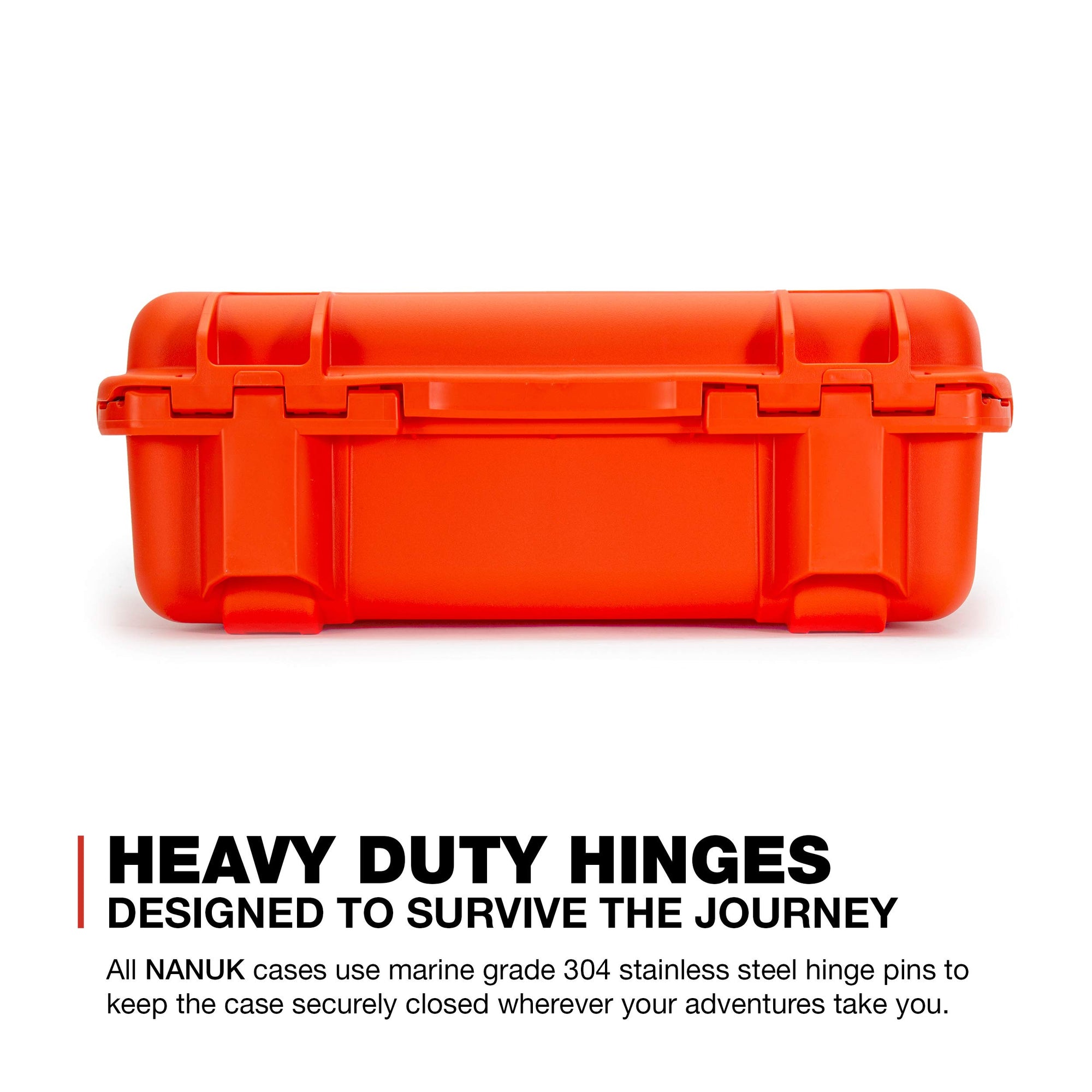 Waterproof Nanuk 925 Hard Case with Custom Foam, Orange