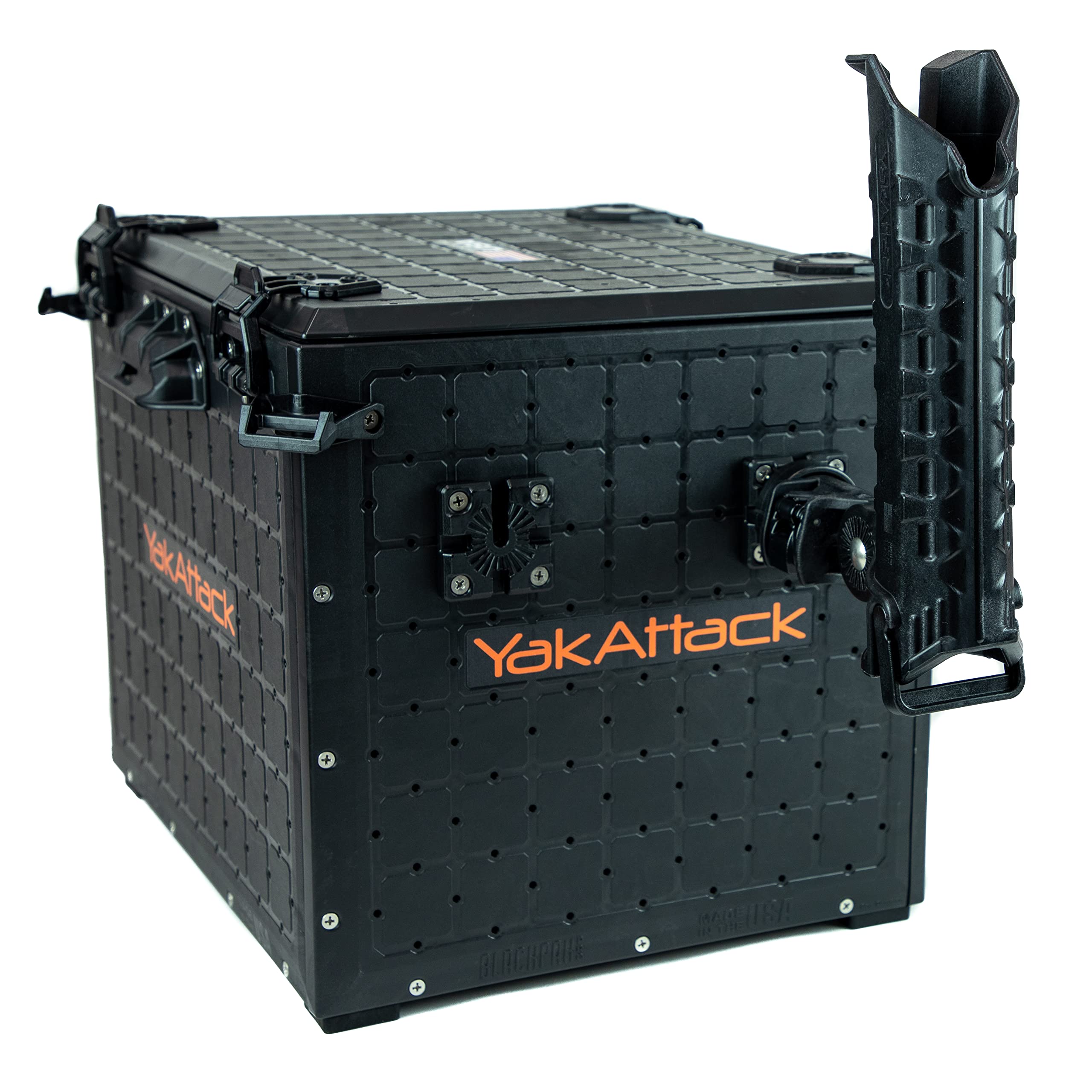 YakAttack MightyMount GridLoc | Low-Profile Kayak Track Mount Base | for GridLoc BlackPak Pro & Watercraft Installs | Compact Mounting Footprint | Works with Track-Mounted Accessories | Made in USA