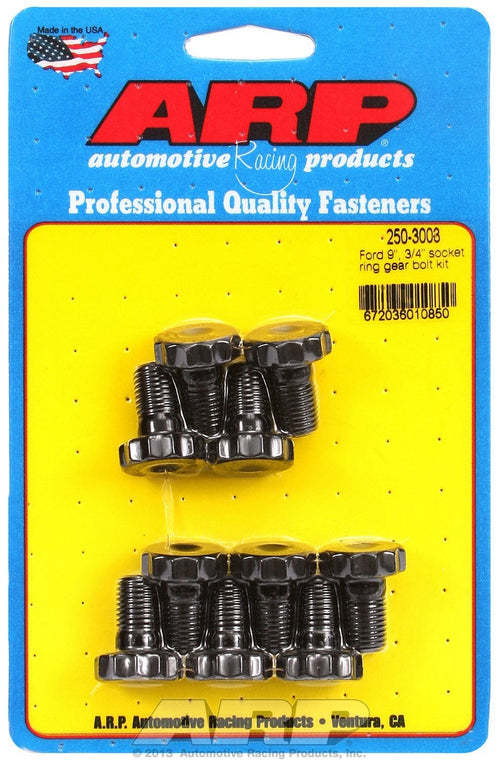 Ring Gear Bolt Kit 8.8" and 9" (UHL = .750 Thread = 7/16-20 uses 3/4" Socket)
