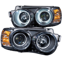 Halogen Projector Headlight AnzoUSA 121488 for Chevrolet Sonic Black/Clear/Amber