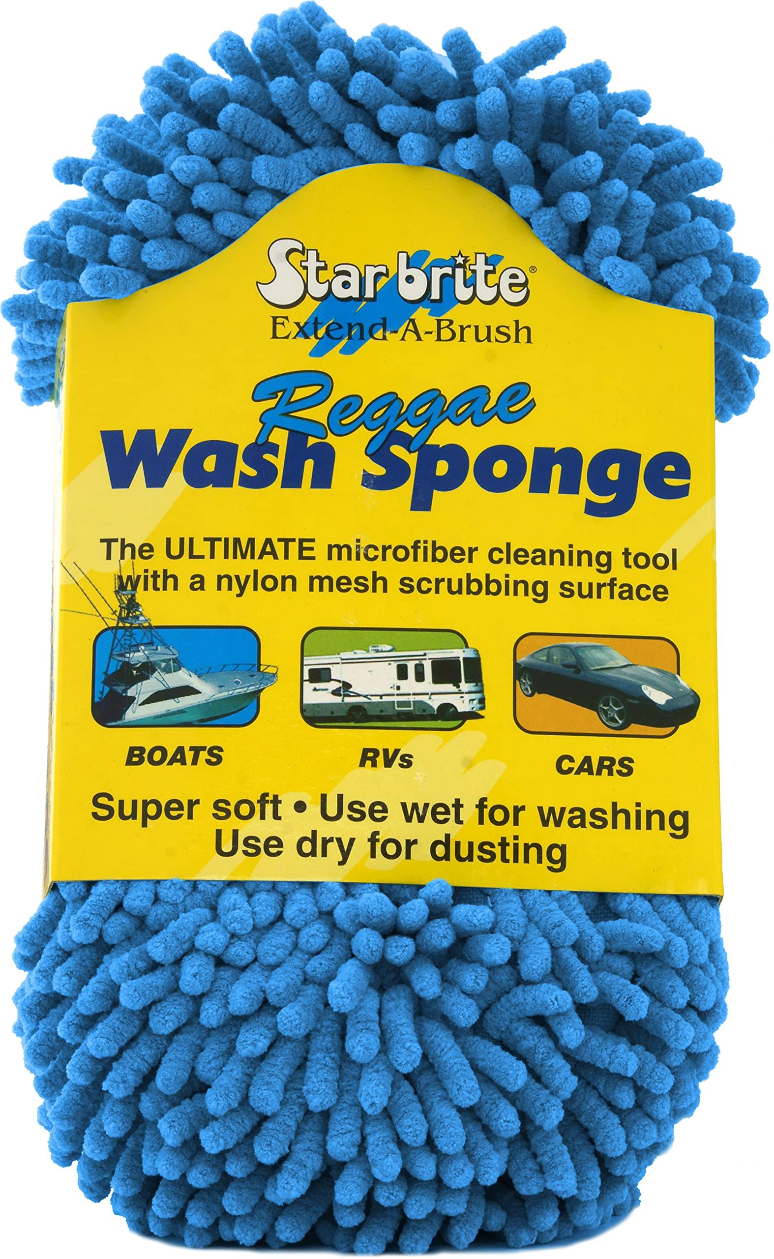 Sponge-Micro Fiber STAR BRITE Reggae (Blue) (040078)