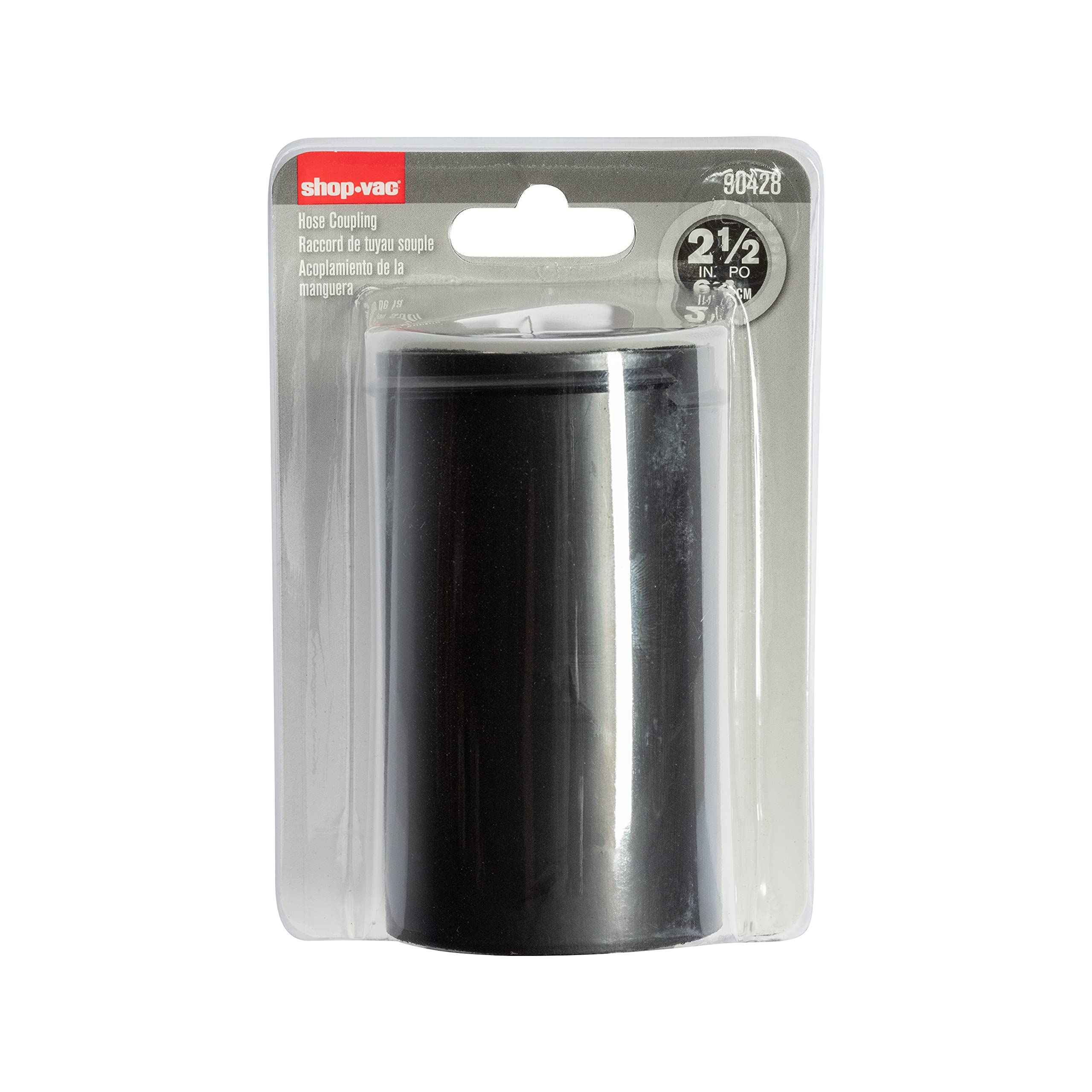 2.5 Inch Shop-Vac Hose Coupling, Durable Connection, (1-Pack)