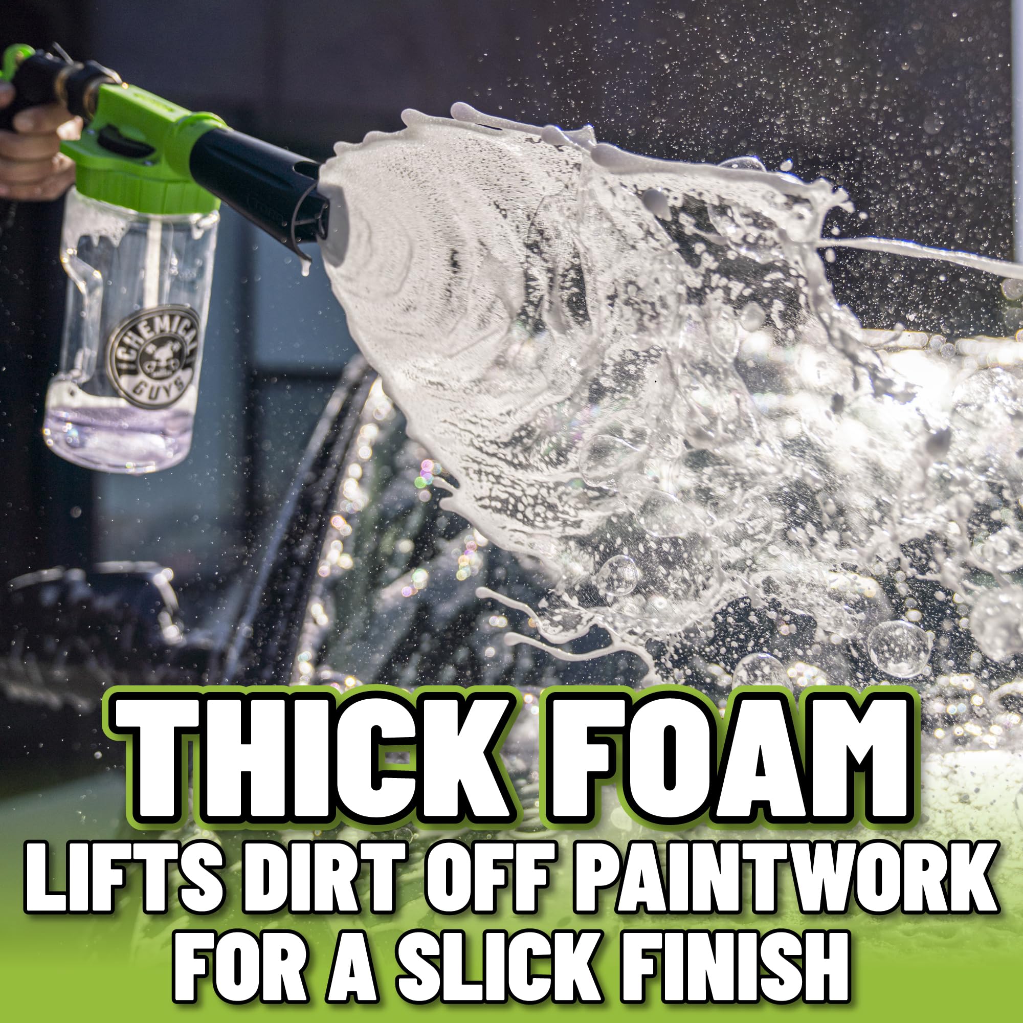 Chemical Guys Foam Blaster 6 TORQ - Foam Cannon Garden Hose Attachment, Easy to Use, Sprays Thick Suds for Safe Washing Trucks, SUVs, Motorcycles, RVs, and Other Vehicles