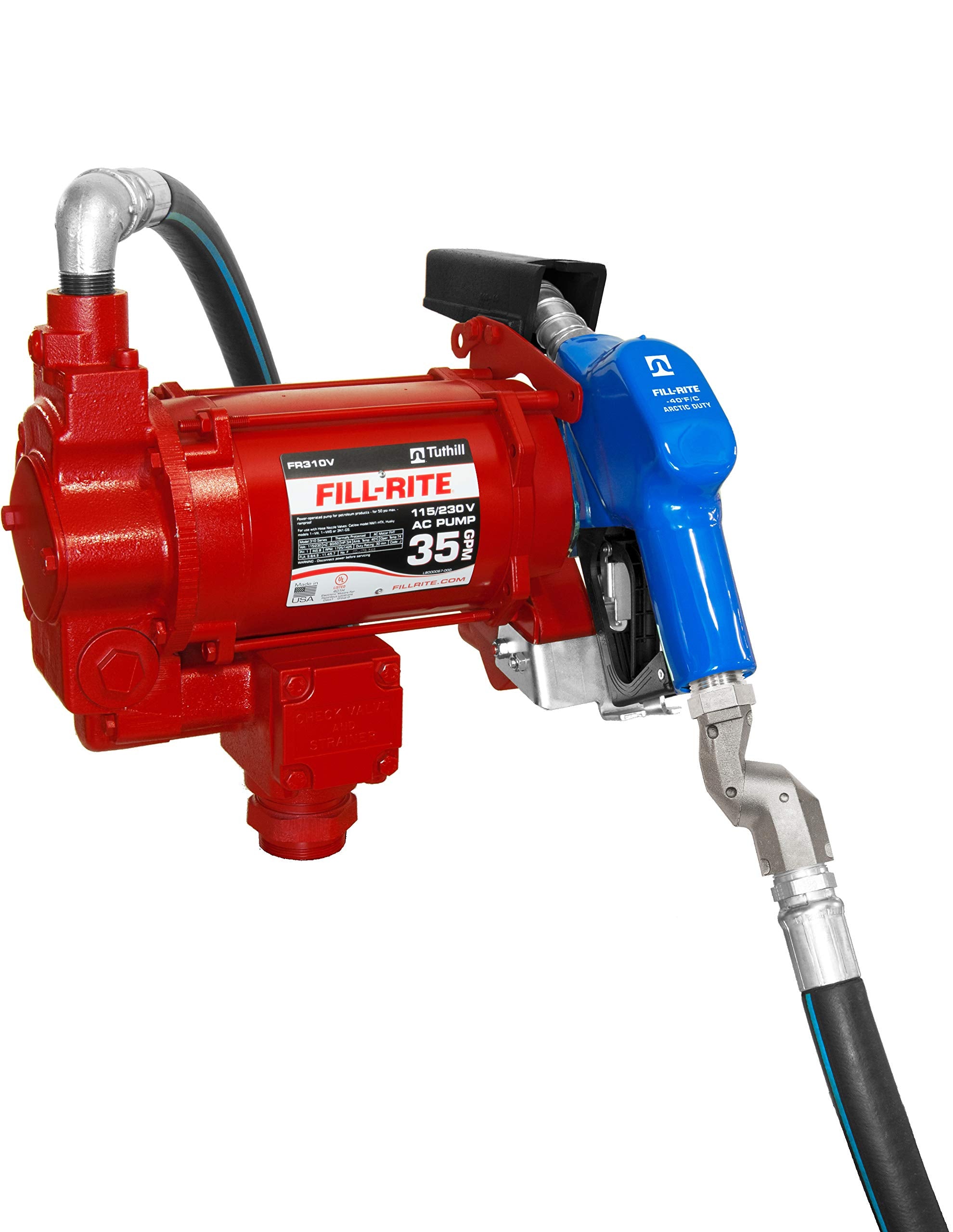 Fill-Rite 35 GPM FR310VARC Fuel Transfer Pump with Arctic Package 115/230V
