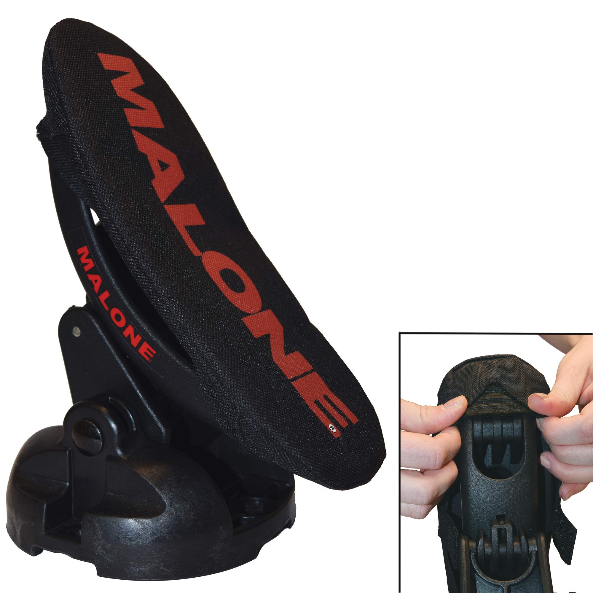 Malone Pro Saddle Up Universal Car Rack Kayak Carrier (Set of 4) with Bow and Stern Lines