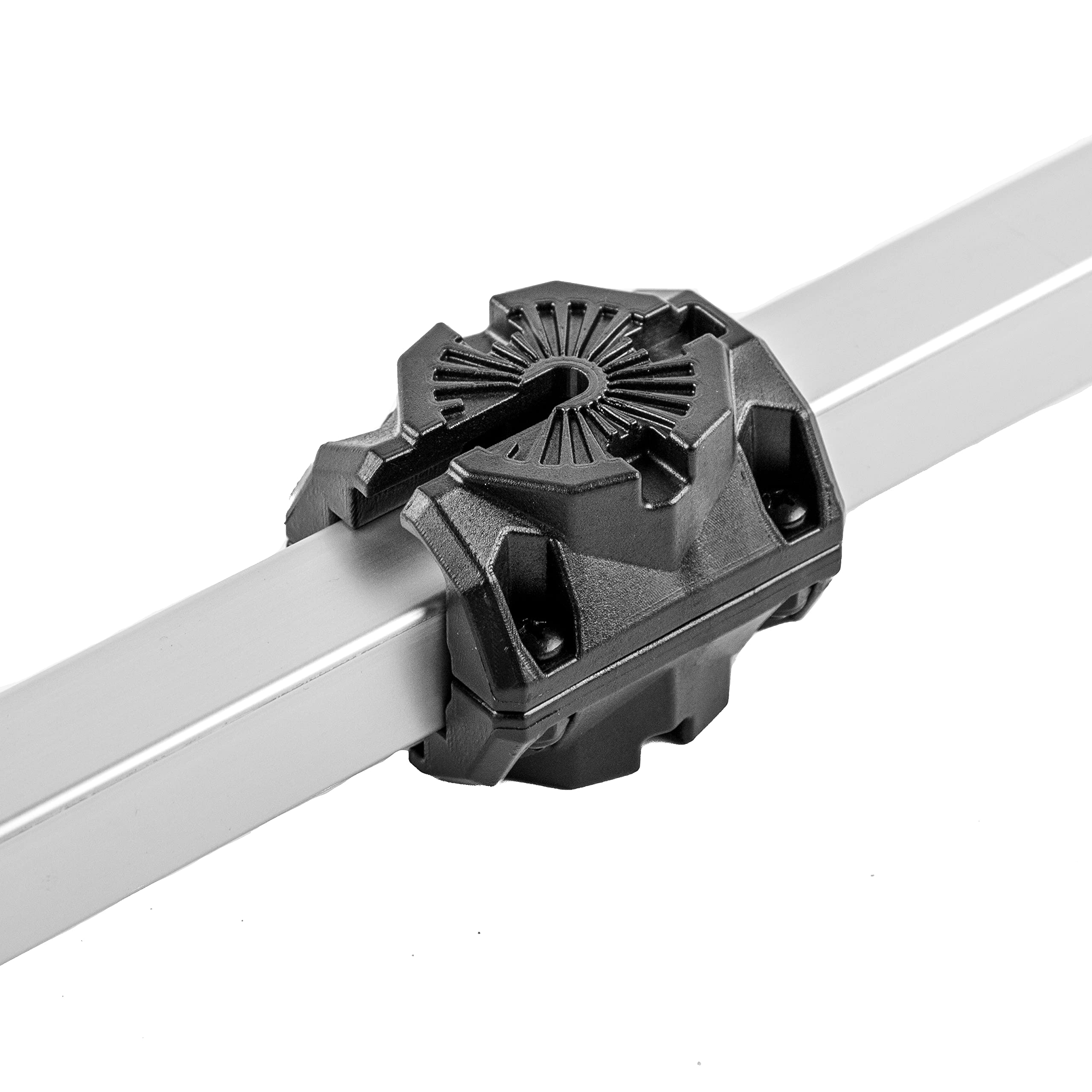 MightyMount Duo Rail Adapter, YakAttack Black - Single Pack, Compatible with Hobie H-Rail (MMBC-1003) | Kayak Fishing Accessories