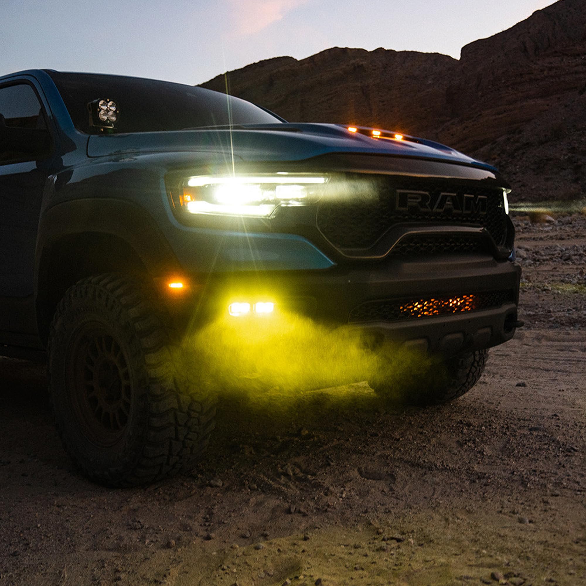 Baja Designs Dual Fog S2 Pocket Light Kit for Dodge Ram Rebel TRX 2019+