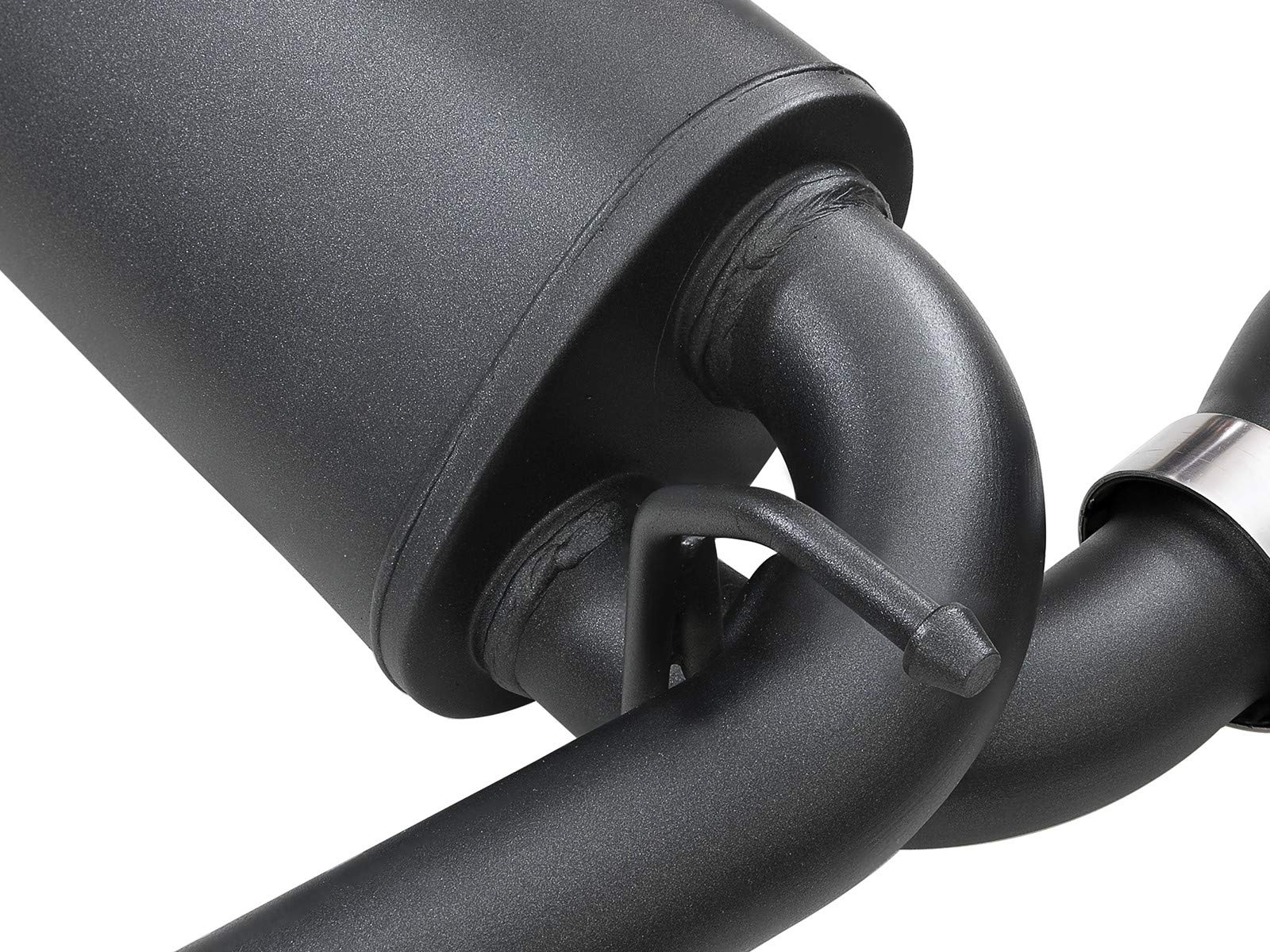 Rebel Series aFe Power 49-48096-B 3 IN to 2-1/2 IN 409 Stainless Steel Cat-Back Exhaust w/Black Tip, fits Jeep Wrangler (JL) 18-21 L4-2.0L (t)